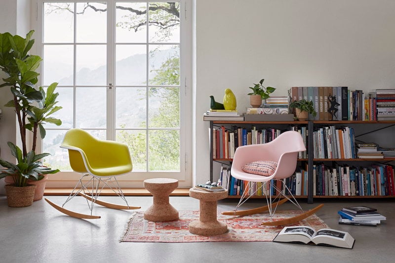 Vitra Eames RAR rocking chair, white | Finnish Design Shop
